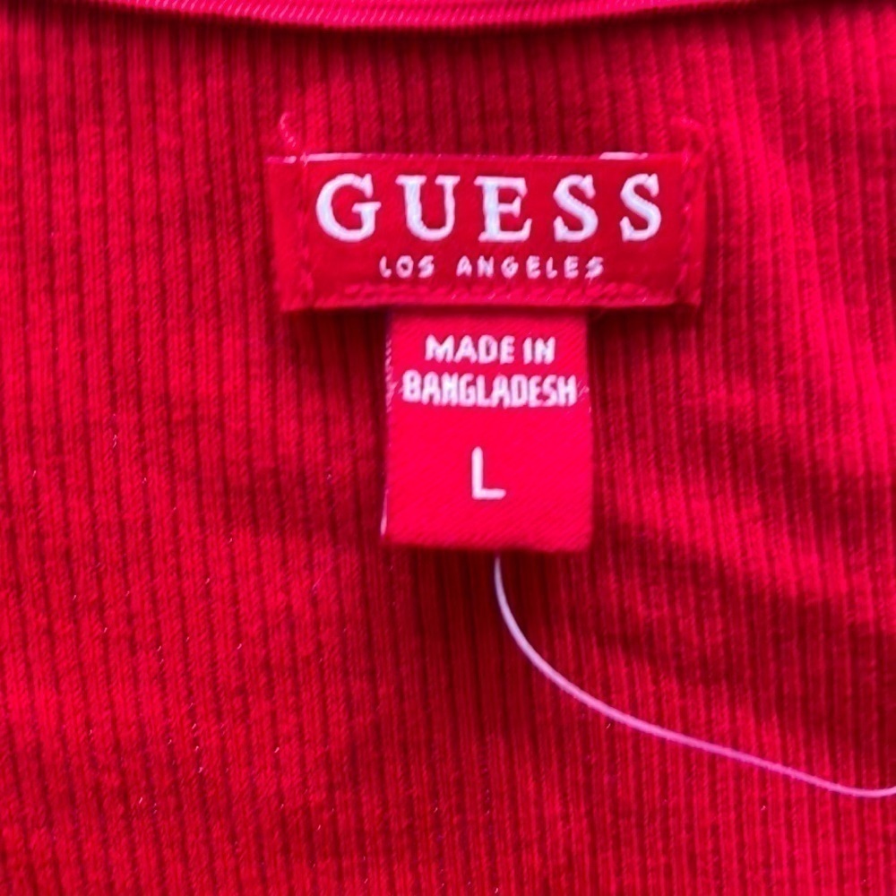 2 Off the Shoulder Women’s Tops | Express | Guess | Red | Black/White Stripe - Picture 4 of 10